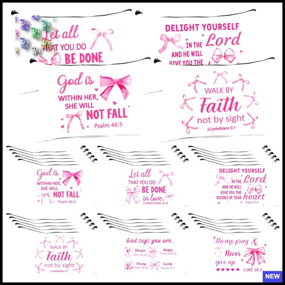 Canvas Cosmetic Bags Set Large Capacity Zipper Travel Accessory Inspirational